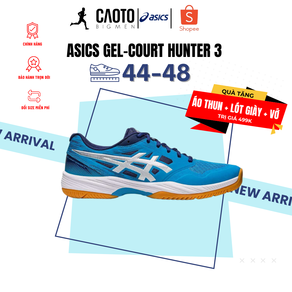 Giày Bóng Chuyền Asics Gel-Court Hunter 3 Big Size 45 46 47 48 49