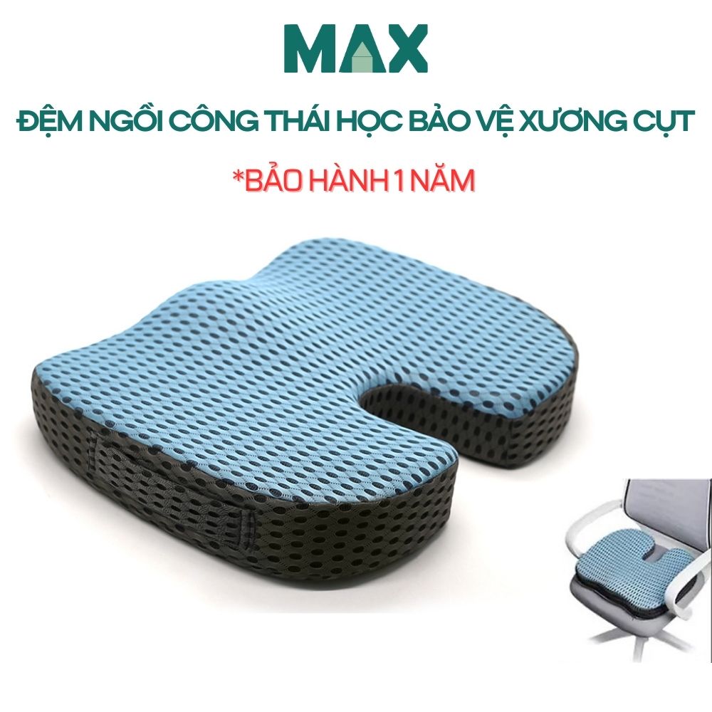 Đệm ngồi công thái học cho văn phòng giúp lưu thông máu giảm áp lực cột sống bảo hành 1 năm