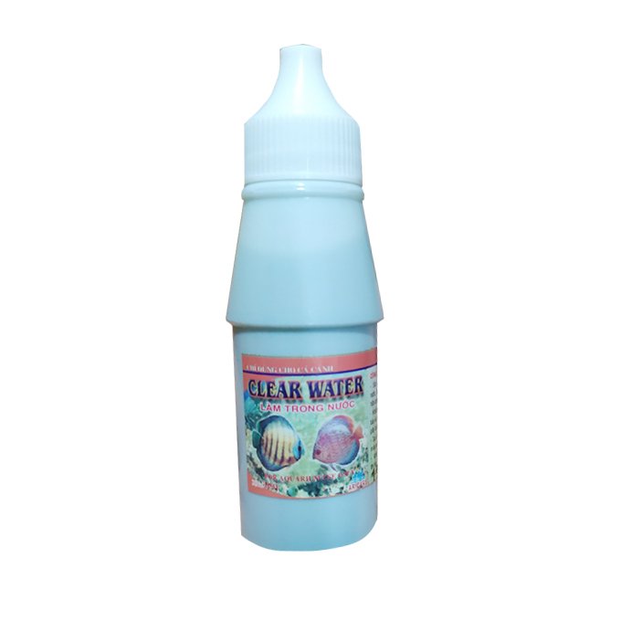 Dung dịch làm trong nước Clear water 30ml cho bể thủy sinh, bể cá cảnh