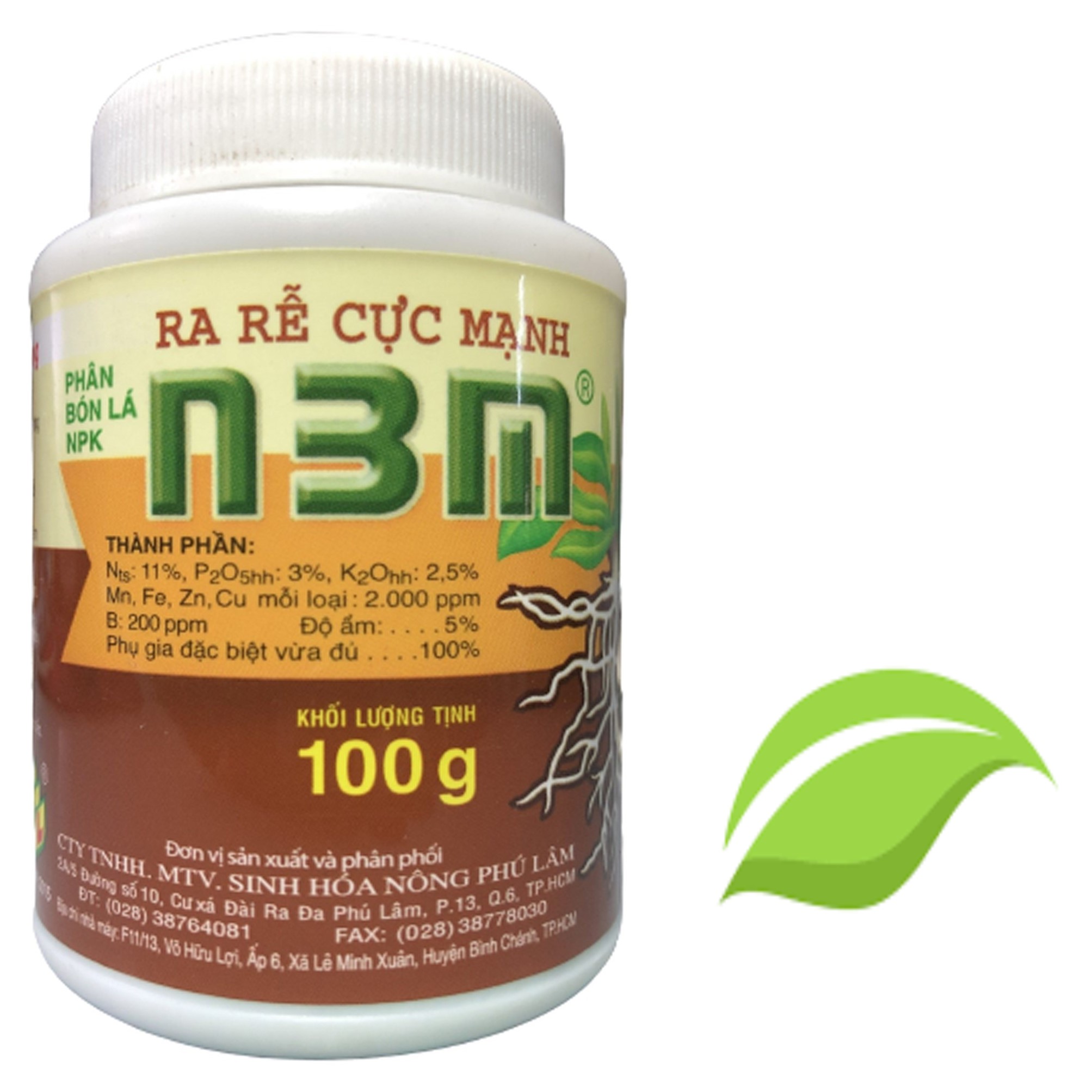 N3m - phân bón lá npk - ra rễ cực mạnh - #327a# 100g