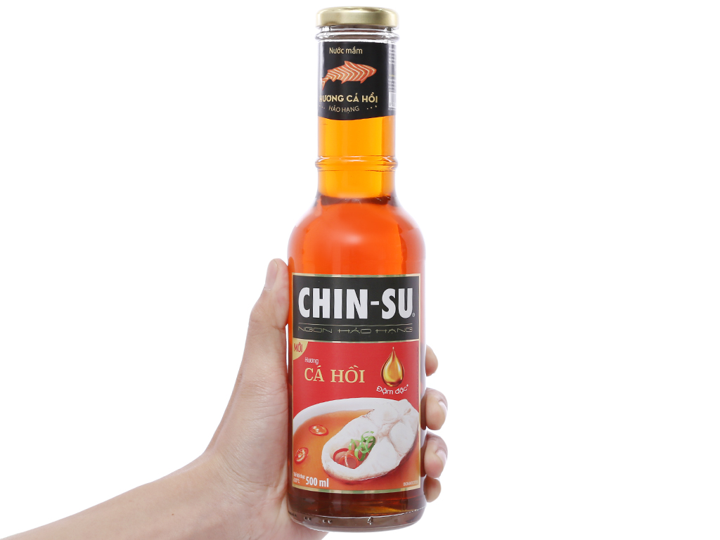 Nước mắm Chinsu hương cá hồi hảo hạng chai 500ml