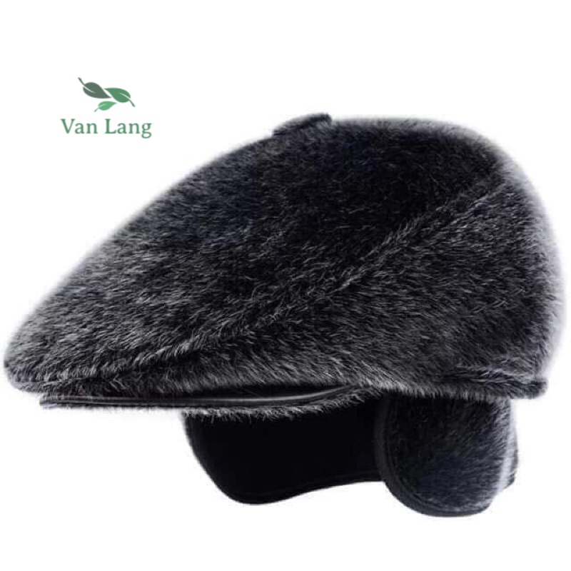 Mũ ông già lông nhung có bịt tai siêu ấm