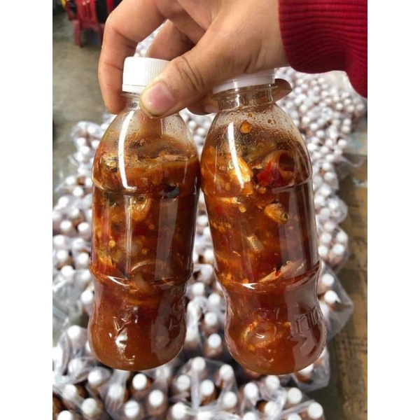 1 chai mắm cá cơm pha sẵn (đặc sản quê loại ngon)