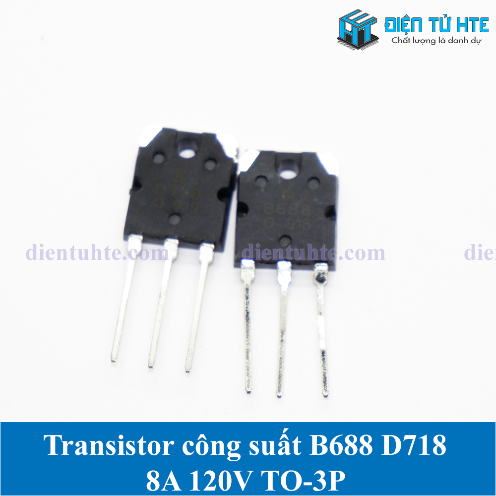 Transistor công suất âm thanh d718/b688 8a 120v to-3p