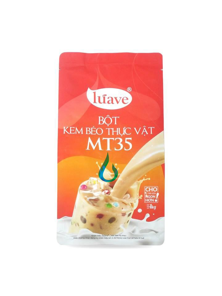Bột trà sữa kem béo thực vật mt35 - lúave - 1kg - pha trà sữa thơm ngon chuẩn độ béo 35%