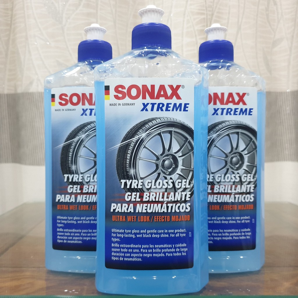 [HCM]Bảo Dưỡng Cao Su Lốp Xe Ô Tô Sonax Xtreme Tyre Gloss Gel 500Ml