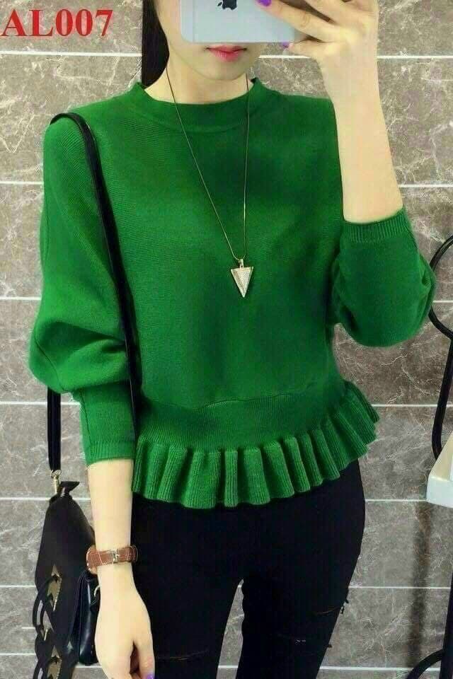 Áo peplum tay lỡ cổ ôm dịu dàng 1123a27mc
