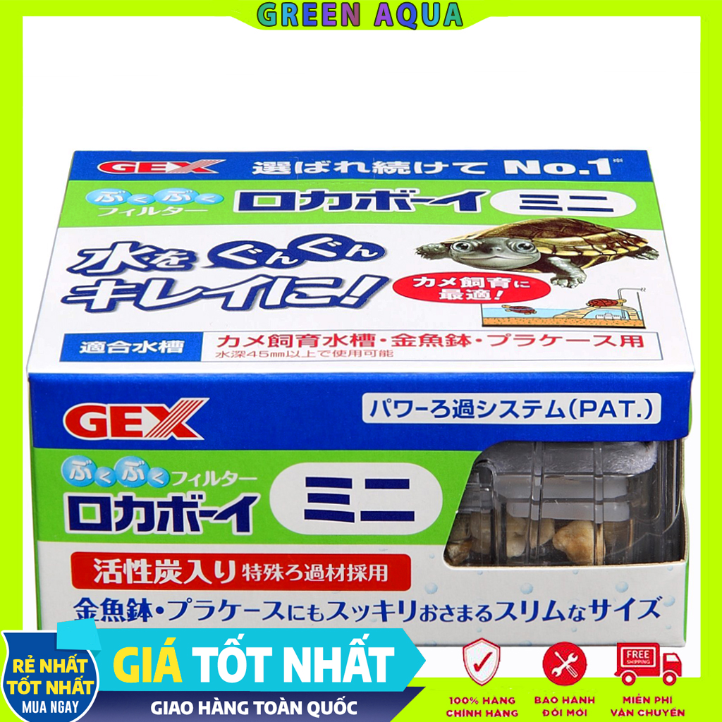 GEX - Roka Boy Mini Lọc Bio mini làm sạch bụi nước và tạo vi sinh cho hồ