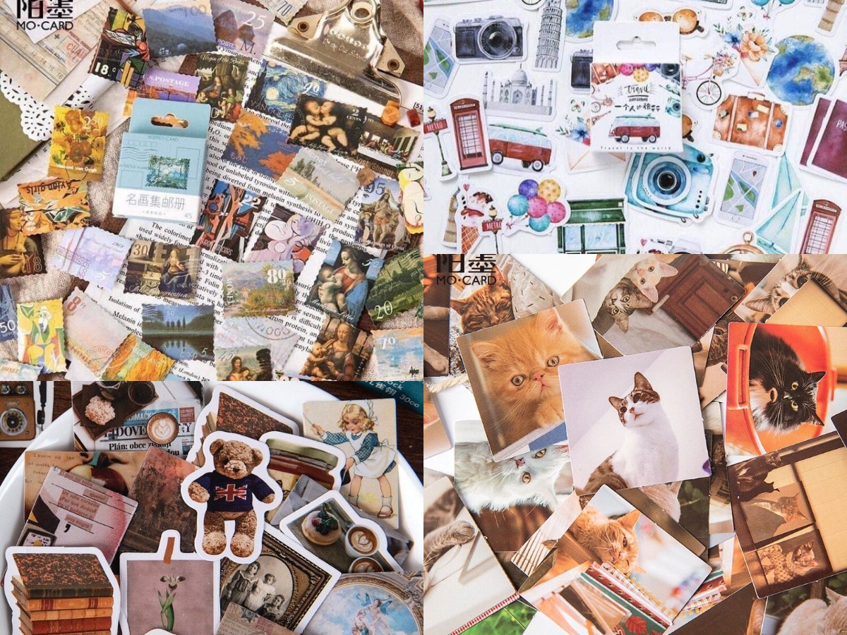 Sticker Hình Dán Mini Trang Trí Sổ Tay Bullet Journal