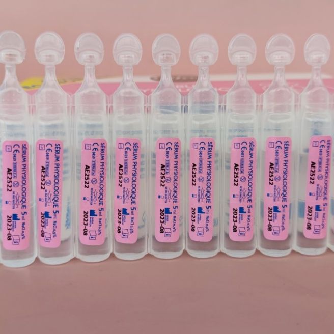 Nước Muối Sinh Lý Gifrer Physiodose Màu Hồng