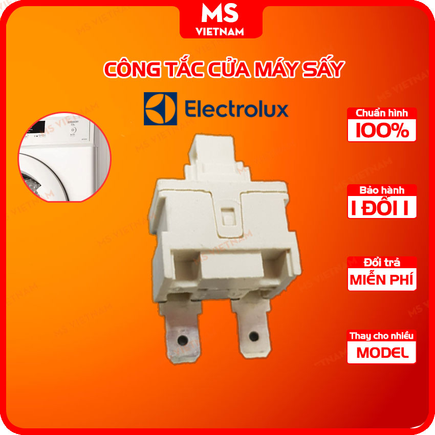 Công tắc nguồn máy sấy Electrolux 6-8kg EDV605, 705, 7552, 7551, 6051 - MS Vietnam