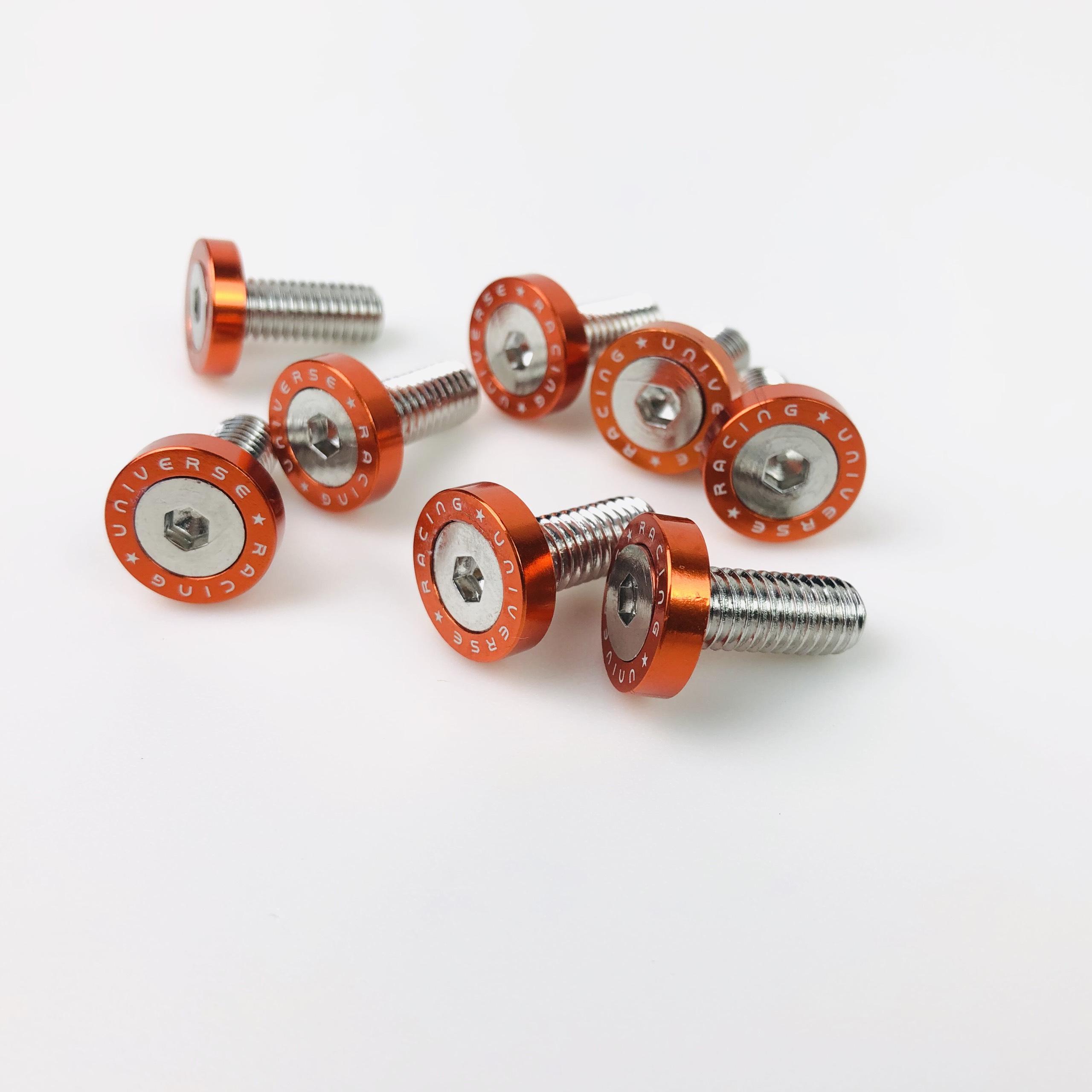 COMBO 8 ốc đĩa kiểu nhập Thái Lan mẫu mới nhất dùng cho tất cả các dòng xe sử dụng thăng đĩa (màu cam)- Hoành Sơn