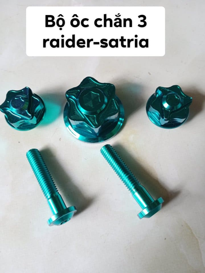 Ốc gr5,Combo bộ 5 con ốc chán 3 rider-satria..