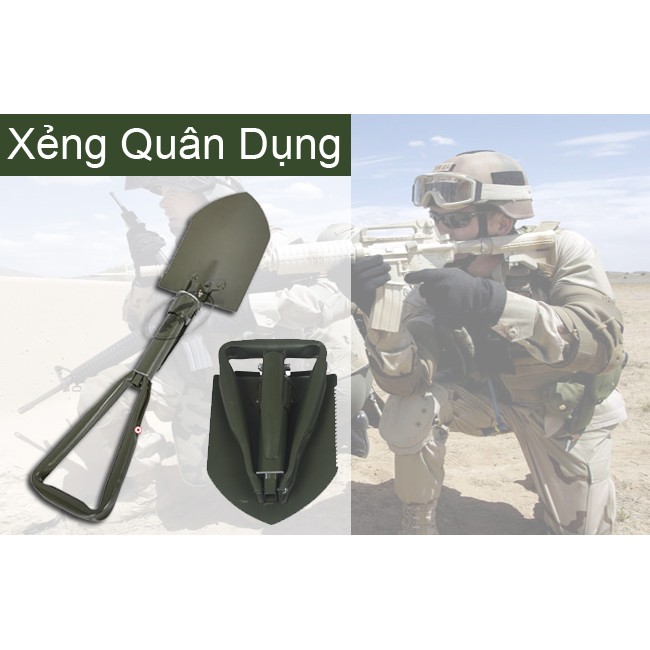 [HCM][Nhập ELJAN11 giảm 10% tối đa 200k đơn từ 99k]Xẻng quân dụng cam kết hàng đúng mô tả chất lượng đảm bảo an toàn đến sức khỏe người sử dụng đa dạng mẫu mã màu sắc kích cỡ