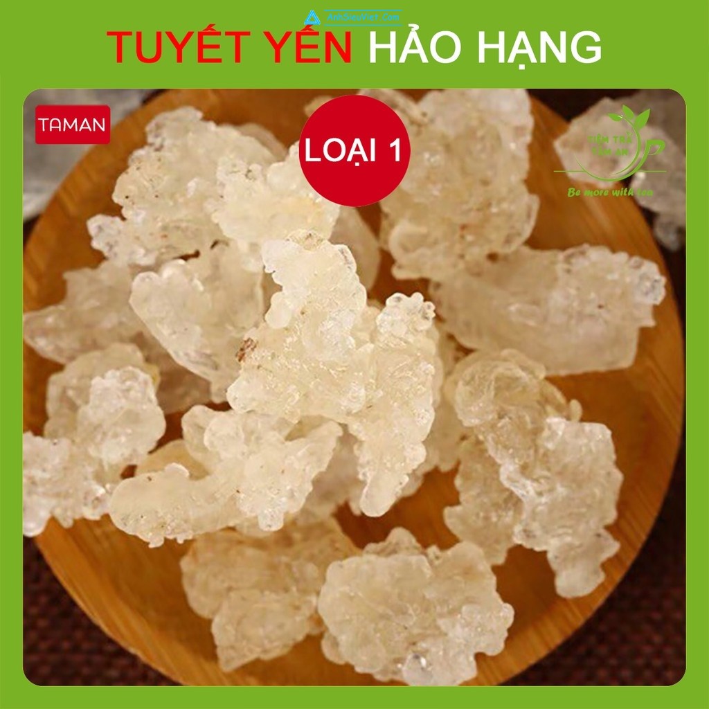 Tuyết Yến loại 1, Tuyết Yến Vân Nam 100g và 500g, Tuyết yến nấu chè dưỡng nhãn