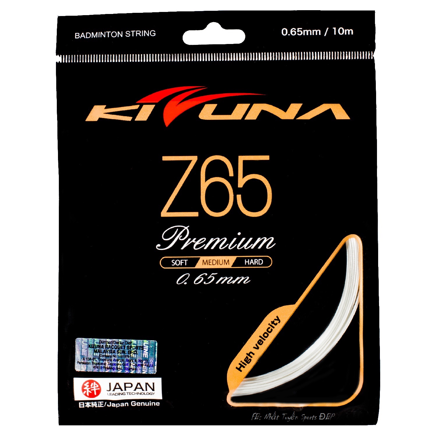 Dây cước, lưới đan vợt cầu lông Kizuna Z65 Z66 Japan (chính hãng)