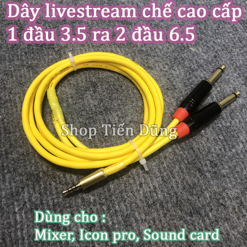 Dây livestream chế mixer f4 f7 và cho các dòng máy Âm li, vang, icon upod pro