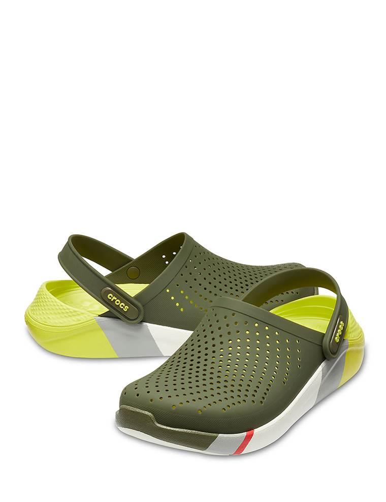 Sục Crocs nhựa literide siêu mềm êm cho cả nam và nữ đế CAMO