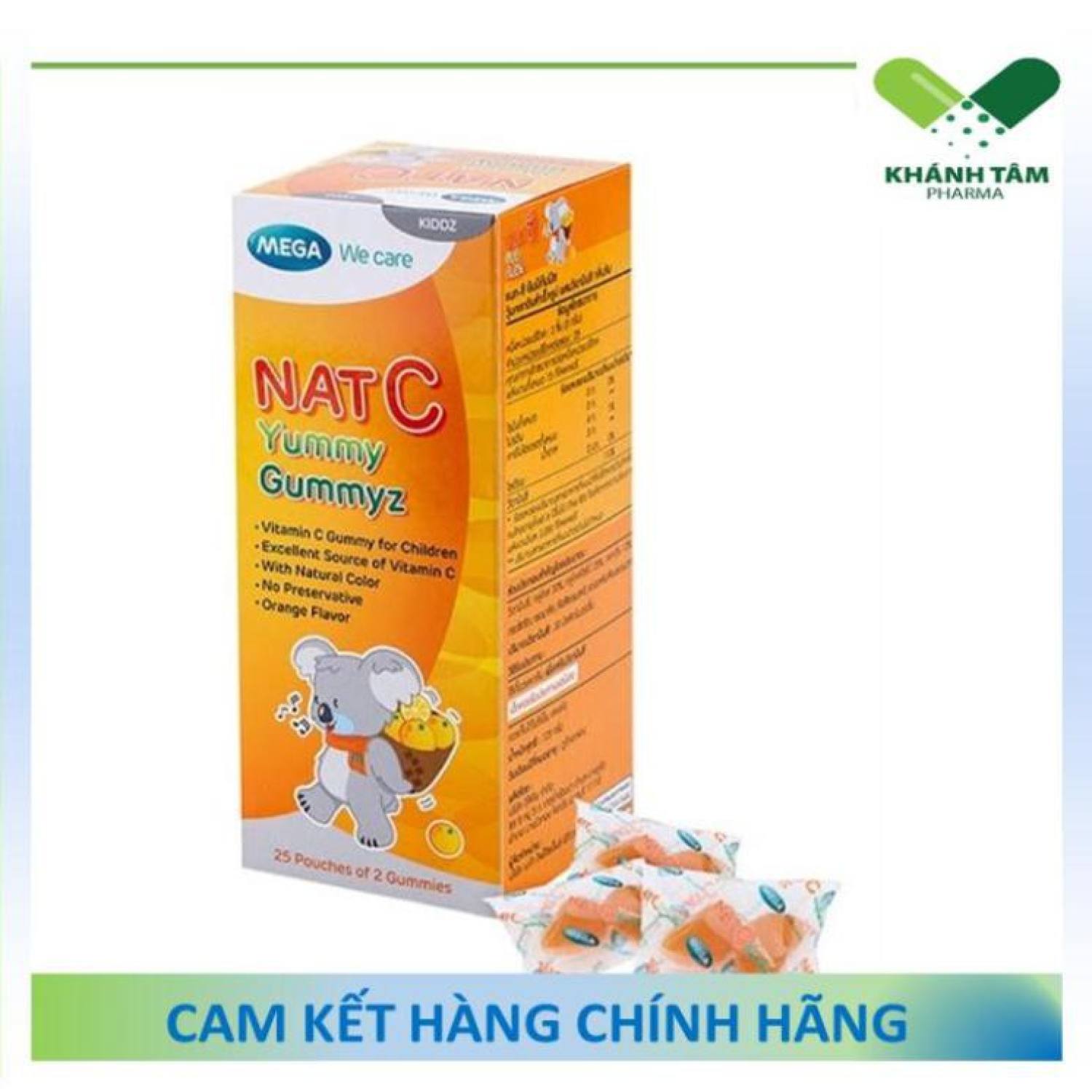 Kẹo dẻo nat c ymmy gummyz thái lan