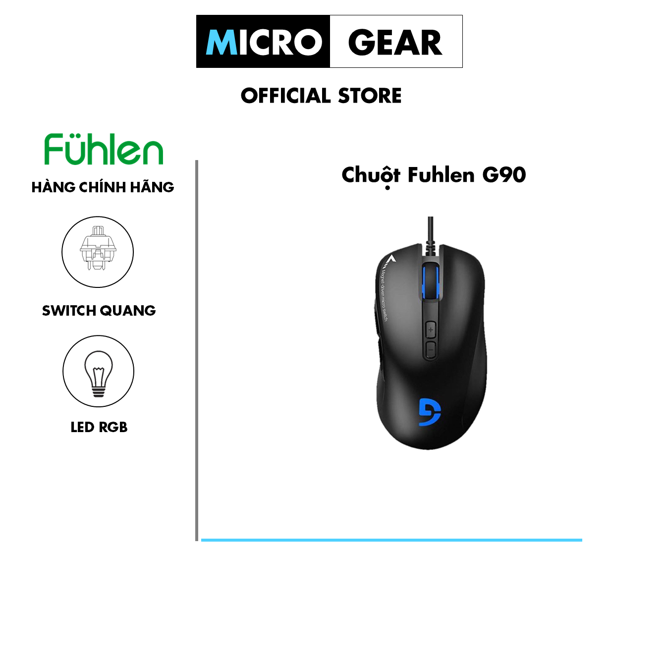 Chuột Gaming 🎮FREESHIP🎮 Fuhlen G90 - G90 Pink - G90 Pro - Chính hãng Ninja BH 24 tháng