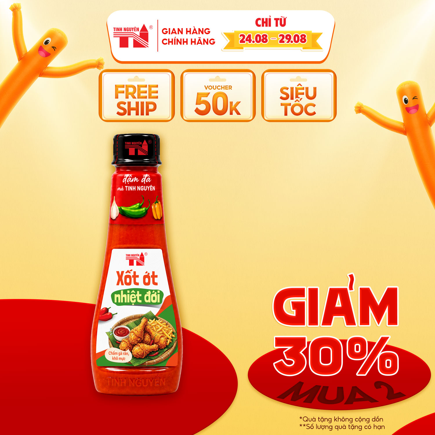 Xốt Ớt Nhiệt Đới Tinh Nguyên (160g)