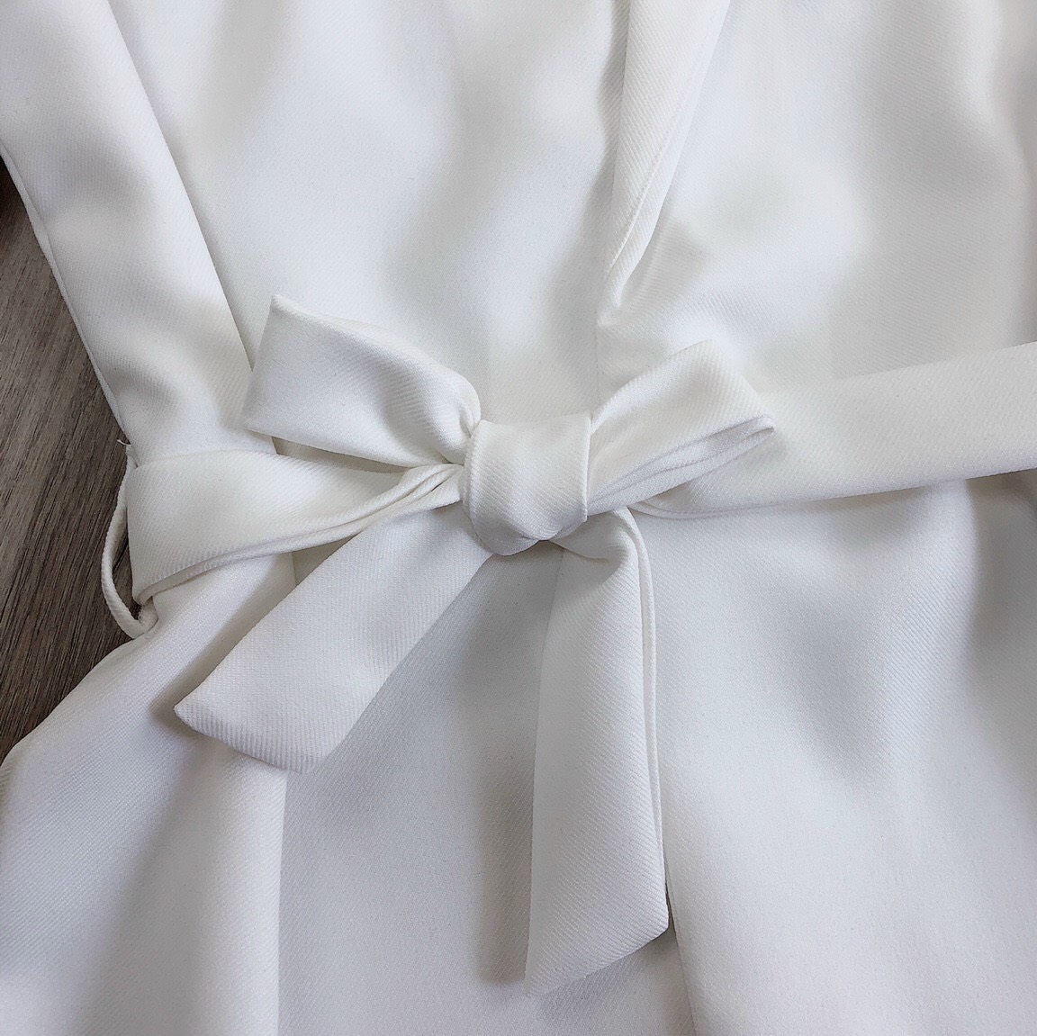 [HCM]ÁO KHOÁC VEST DÀI CHẤT TUYẾT MƯA CÓ DÂY THĂT NƠ EO M002