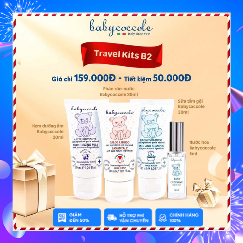 Travel Kit bộ chăm sóc cá nhân & du lịch cho bé Babycoccocle 0M+ [Bin’s House]
