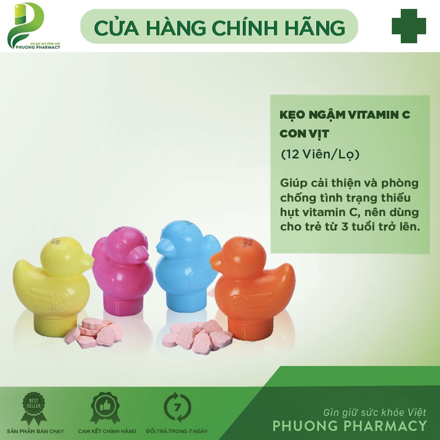 Kẹo ngậm vitamin c con vịt p006