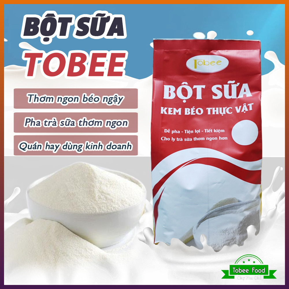 Bột pha trà sữa Tobee 1Kg, Tôn vị trà sữa, béo - Tobee Food nguyên liệu trà sữa giá tốt