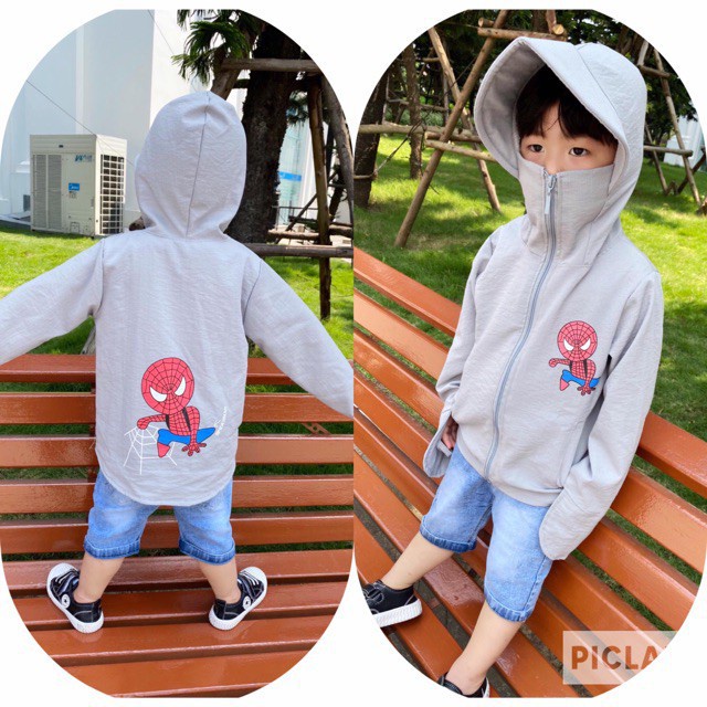 Áo chống nắng nhện siêu đáng yêu cho các bé