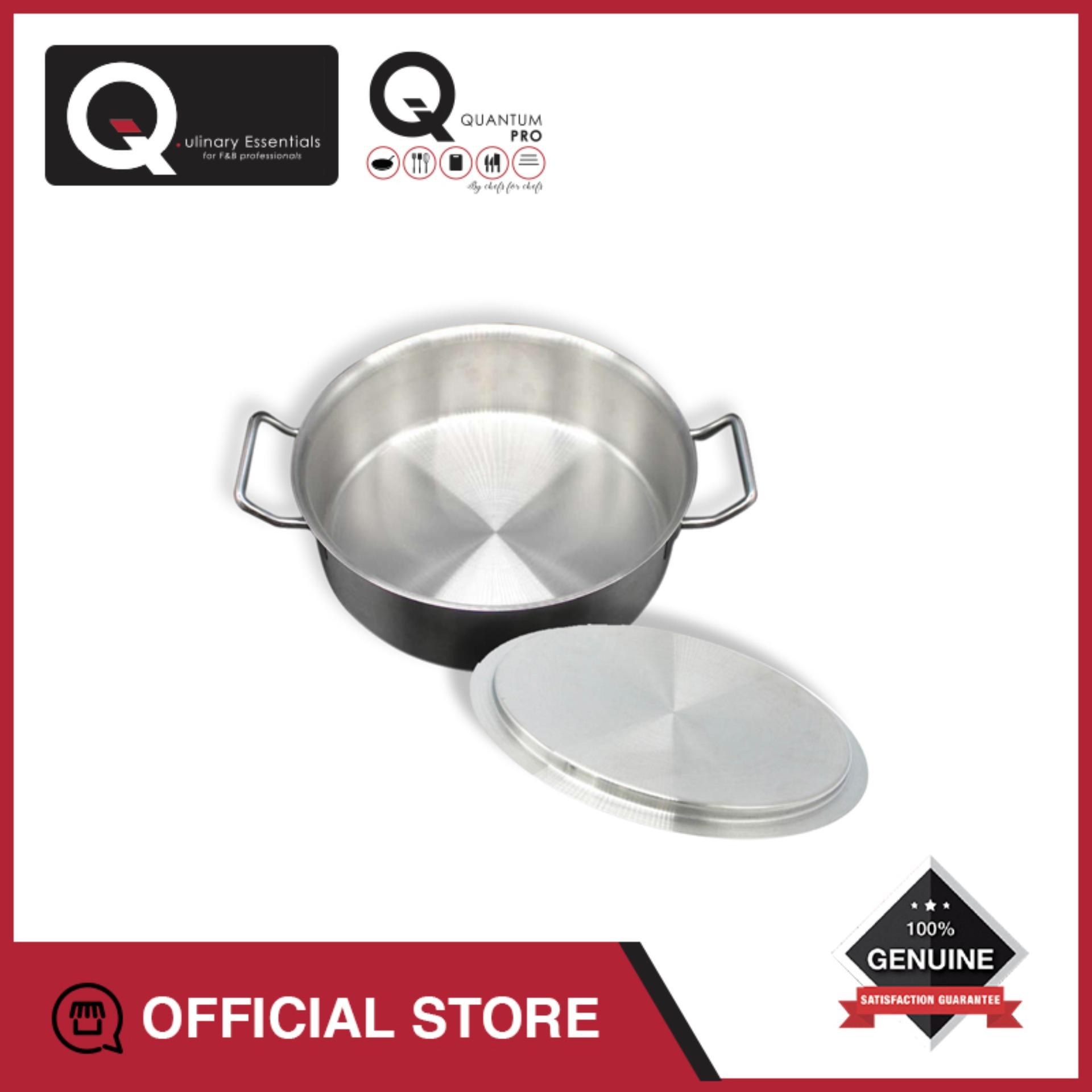 Nồi casserole inox quantum 10l đường kính 32cm kèm nắp