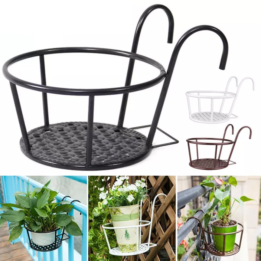 Kệ sắt treo hoa ban công, giá sắt treo hoa ban công, kệ sắt treo ban công, giỏ hoa treo ban công đẹp, móc treo giỏ hoa ban công, bán giỏ hoa treo ban công - Shoptuankiet