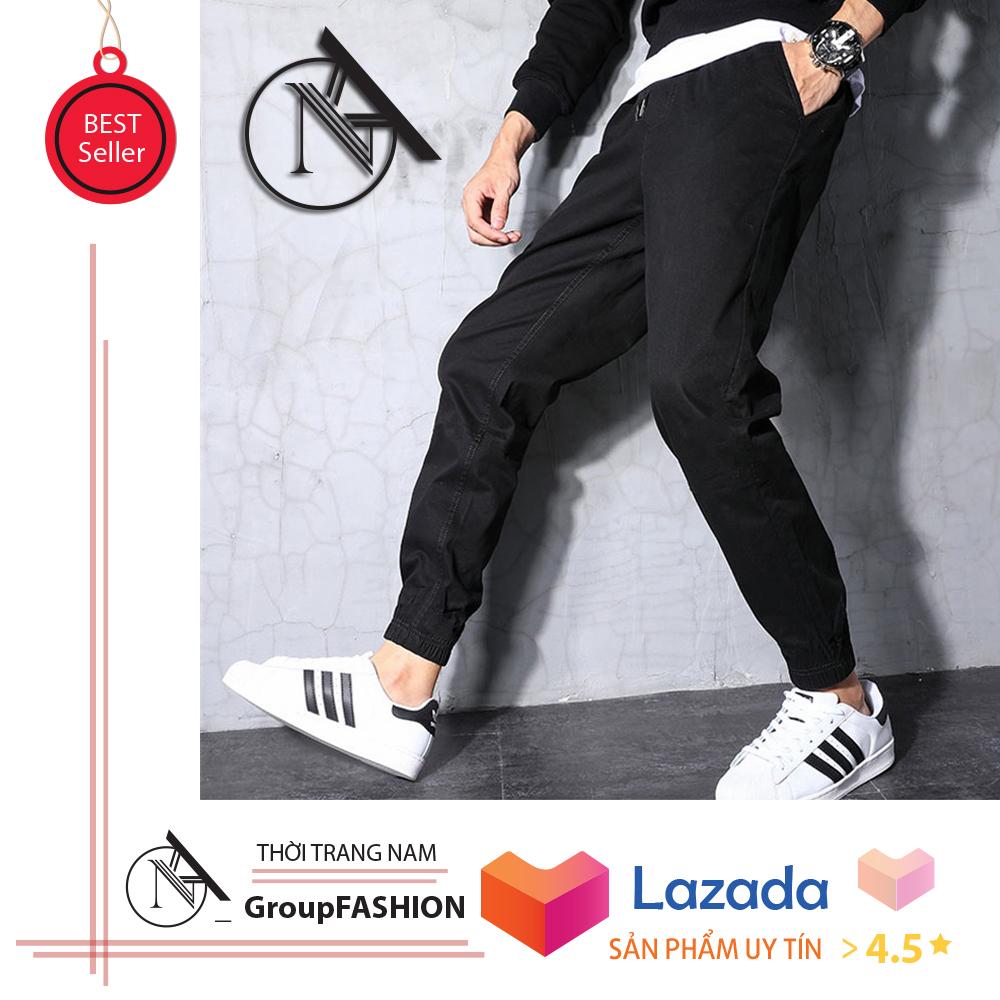 Quần jogger nam kaki thể thao, quần co dãn nhẹ thoải mái, mật độ vải cao cản gió, may chỉ công nghiệp chắc chắn