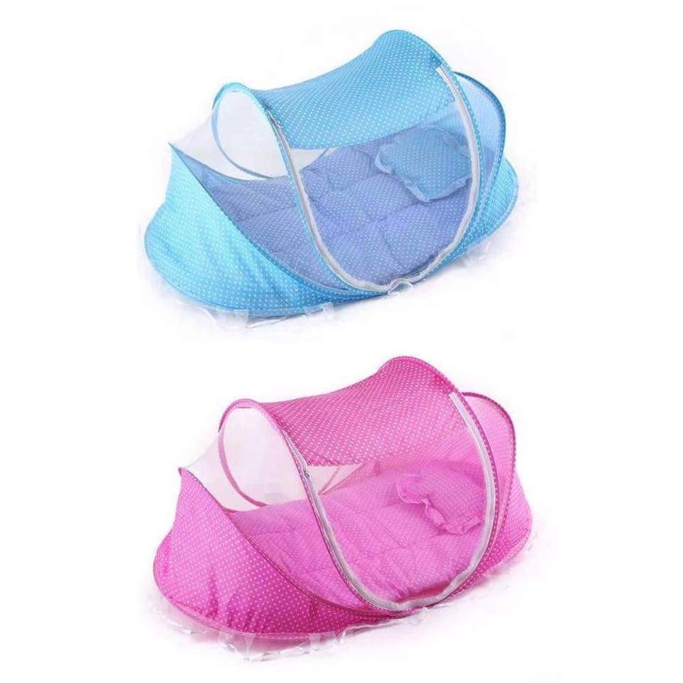 Bộ màn chụp kèm đệm chống muỗi cho trẻ em Happy baby