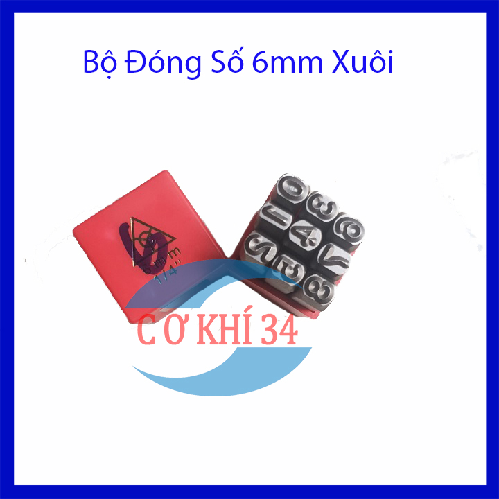 Bộ đục số đóng số 6mm yc