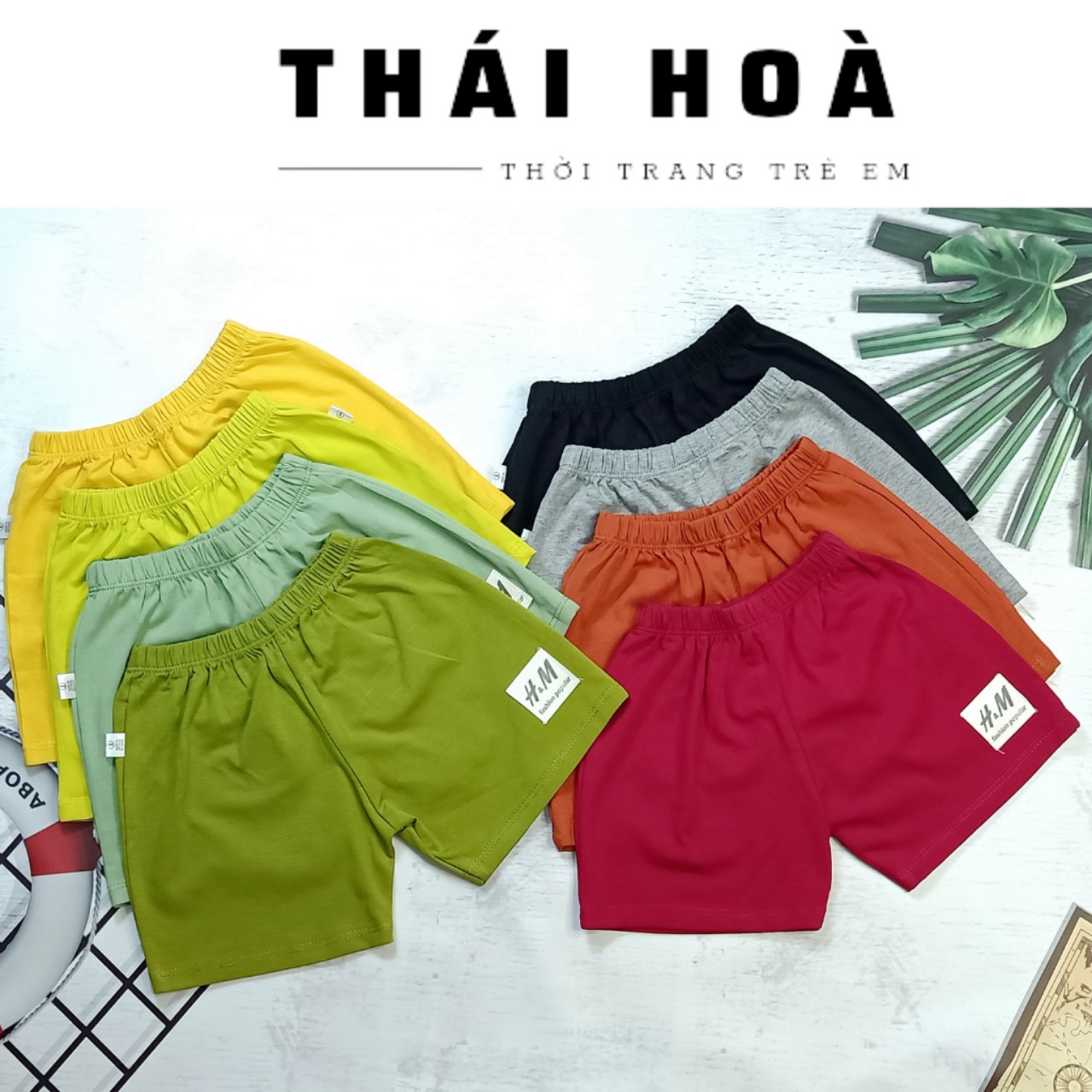 Quần đùi thun bé trai 7-20kg chất liệu cotton 4 chiều ,quần đùi chục ,quần chục