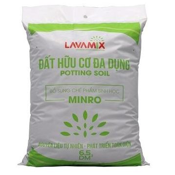Đất sạch hữu cơ lavamix trồng cây, trồng rau sạch