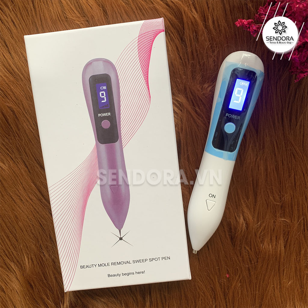 Máy đốt nốt ruồi mụn thịt tàn nhang 9 cấp độ loại cầm tay mini