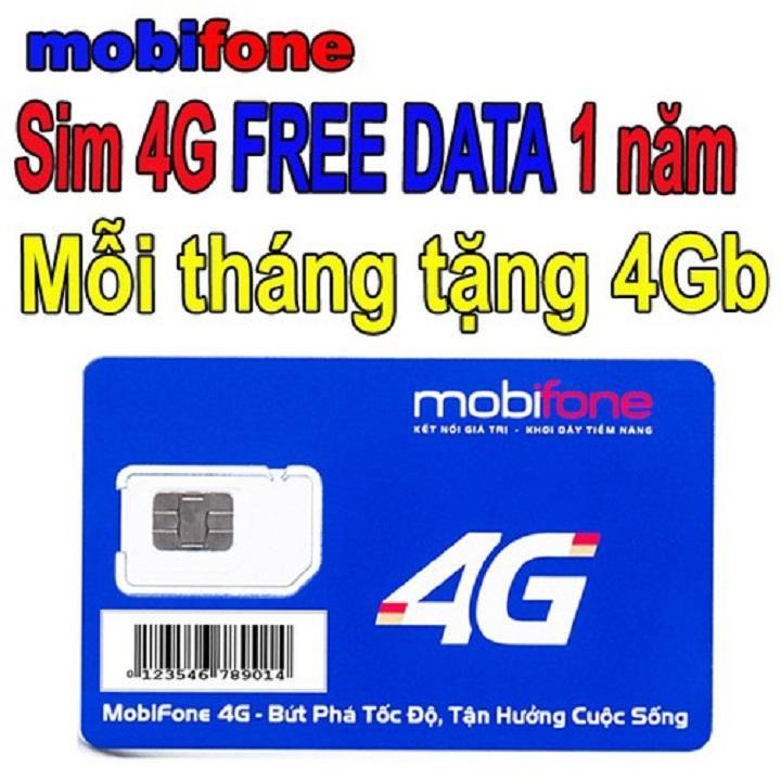 FREESHIP - CHƯA KÍCH HOẠT. VUA SIM 4G MOBI TRỌN GÓI 1 NĂM - SIM 4G MOBIFONE TẶNG 4GB/THÁNG KHÔNG CẦN NẠP TIỀN - Bảo hành 1 ĐỔI 1 từ MƯỜNG THANH ROYAL