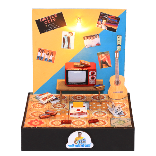 [HCM]MÔ HÌNH SÀI GÒN XƯA - TRÒ CHƠI ĐIỆN TỬ - DT01