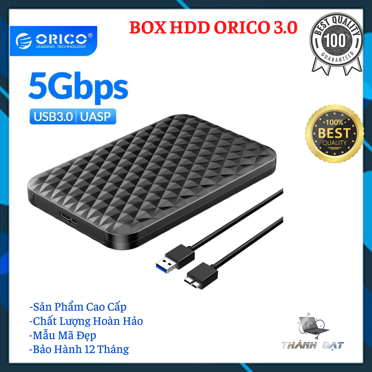 Box HDD, Box ORICO, Box ổ cứng 2.5 SATA Ổ Cứng Ngoài Orico 2.5 "Hdd Usb 3.0 Sang Usb 3.0 5 Gbps 4tb Hdd Ssd