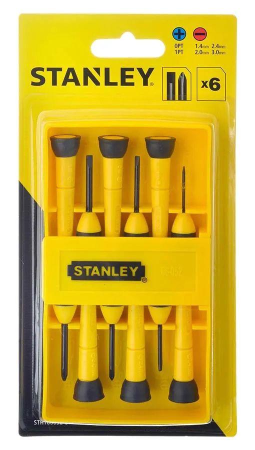 Tuốc nơ vít đồng hồ điện tử, 6pc stanley stht66052-8