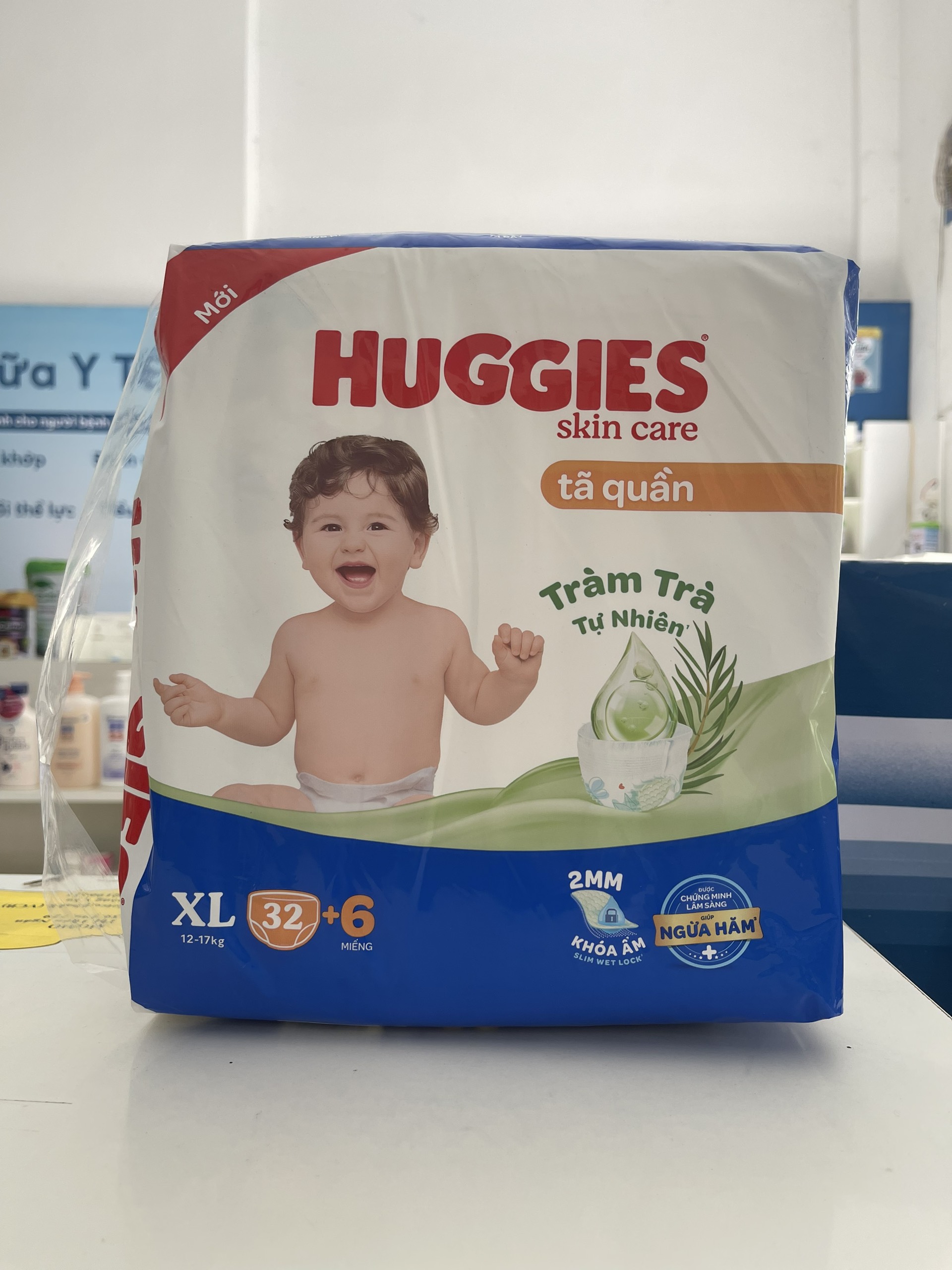Tã quần huggies xl 12-17kg 32+6m