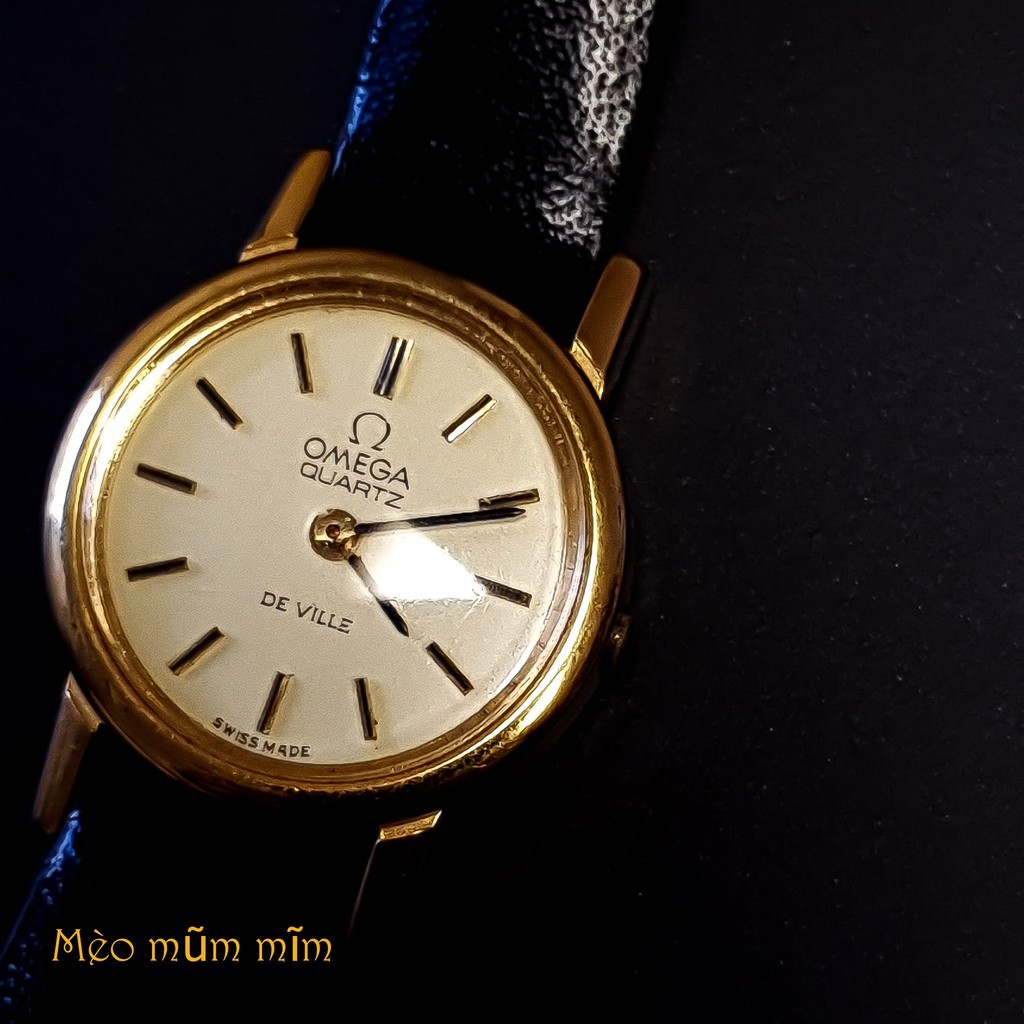 Đồng hồ Omega Seamaster Deville vàng đúc 14k chính hãng