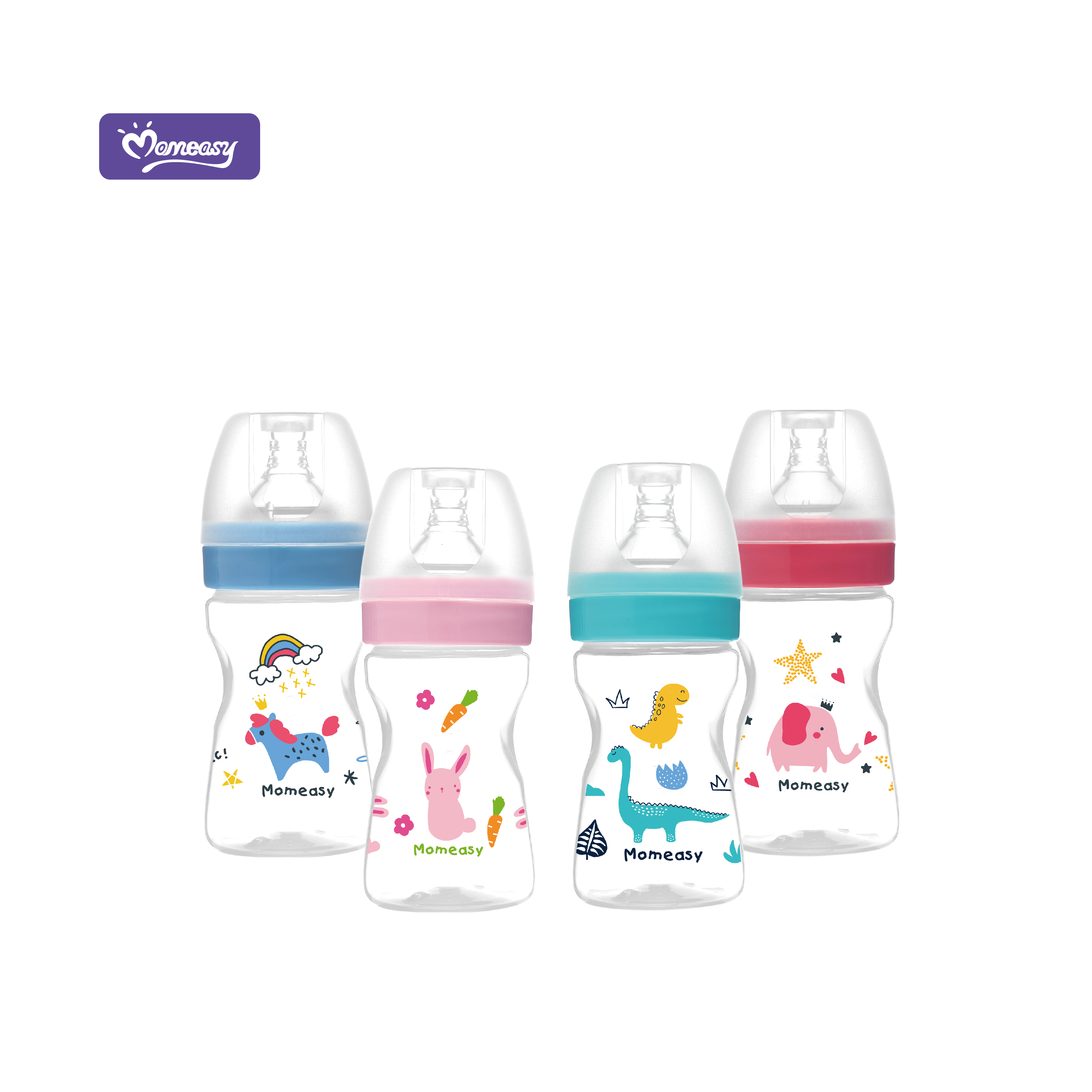 Bình sữa cổ rộng 150ml Momeasy