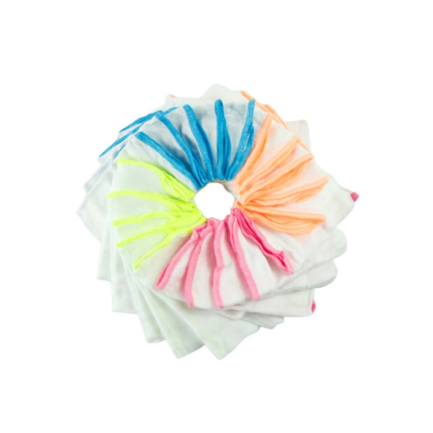 Mollis bộ 20 khăn tay sữa 3 lớp chất liệu sợi tre P637