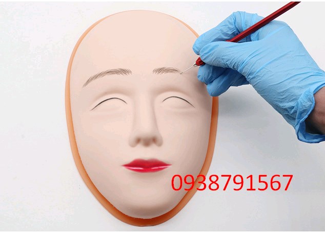 [HCM]Da khuôn mặt 5D tập phun xăm trang điểm - mẫu mới