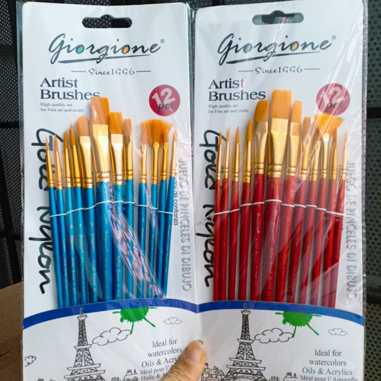 Bộ cọ vẽ cao cấp Giorgione (12 cây)