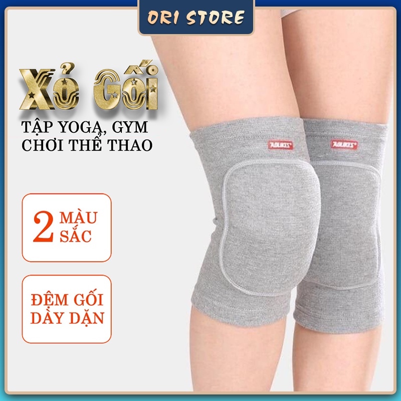 Bó Gối Xỏ Gối Bảo Vệ Đầu Gối Chơi Thể Thao Có Đệm Aolikes. Tập Yoga Gym Bóng Chuyền (1 Đôi)