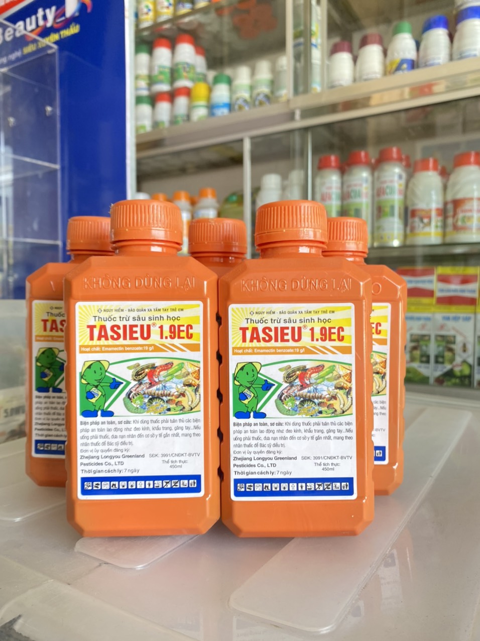 Tasieu 1.9ec thuốc trừ sâu sinh học - chai 450ml
